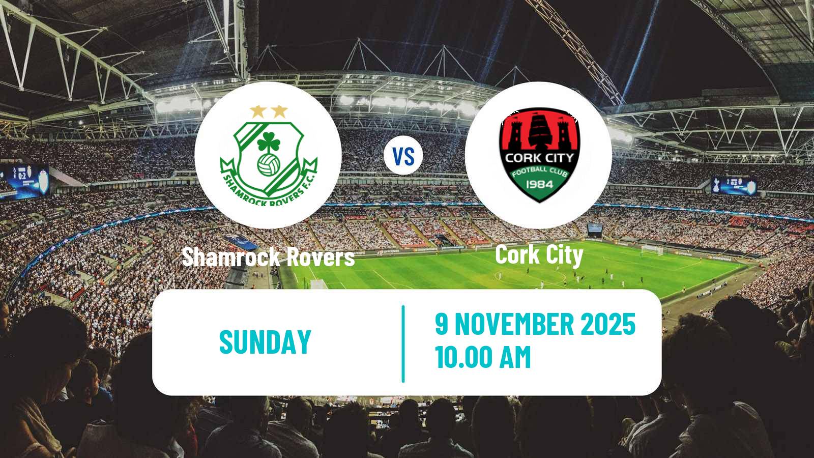 Football Irish FAI Cup Shamrock Rovers - Cork City