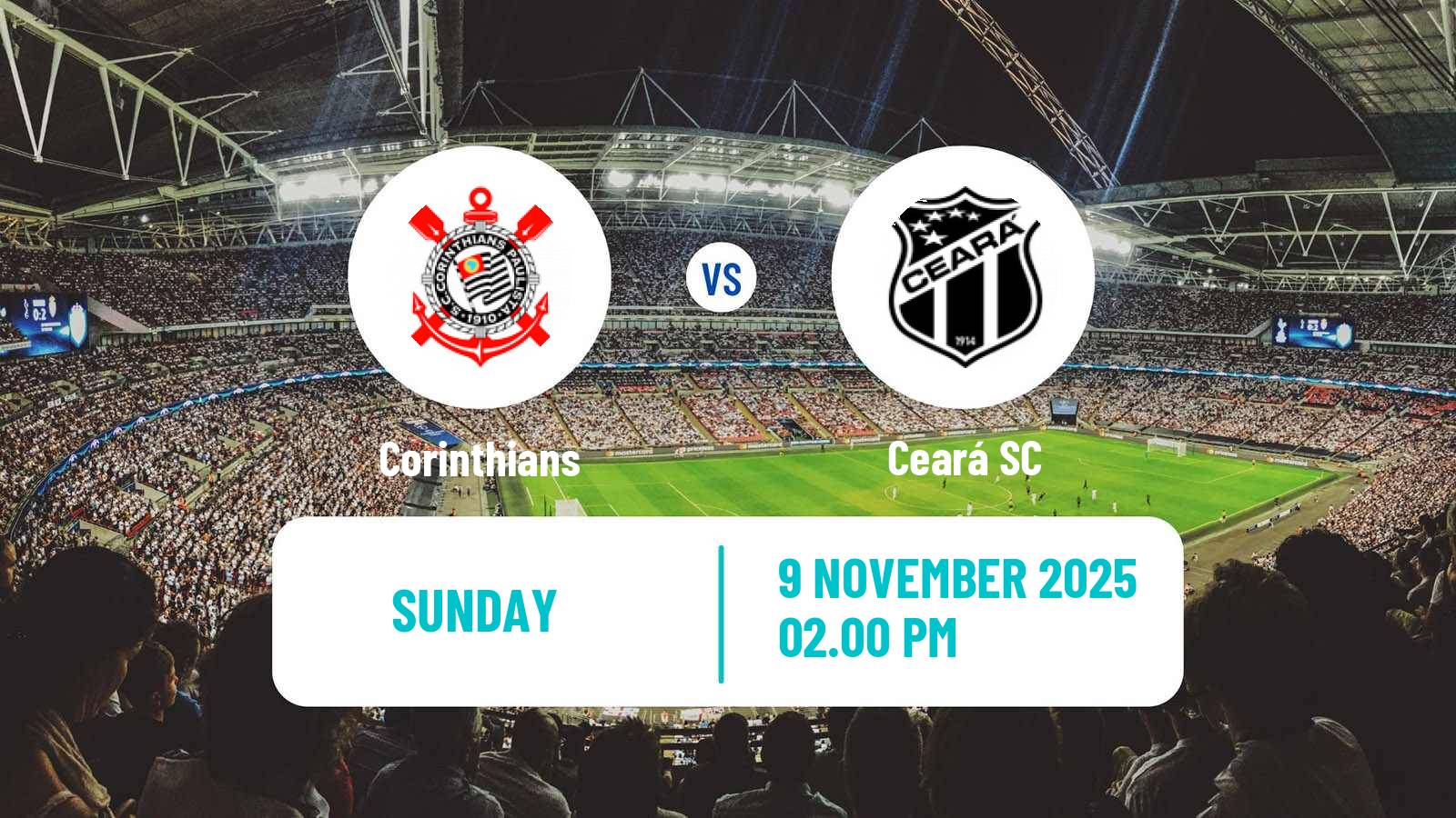 Football Brazilian Serie A Corinthians - Ceará