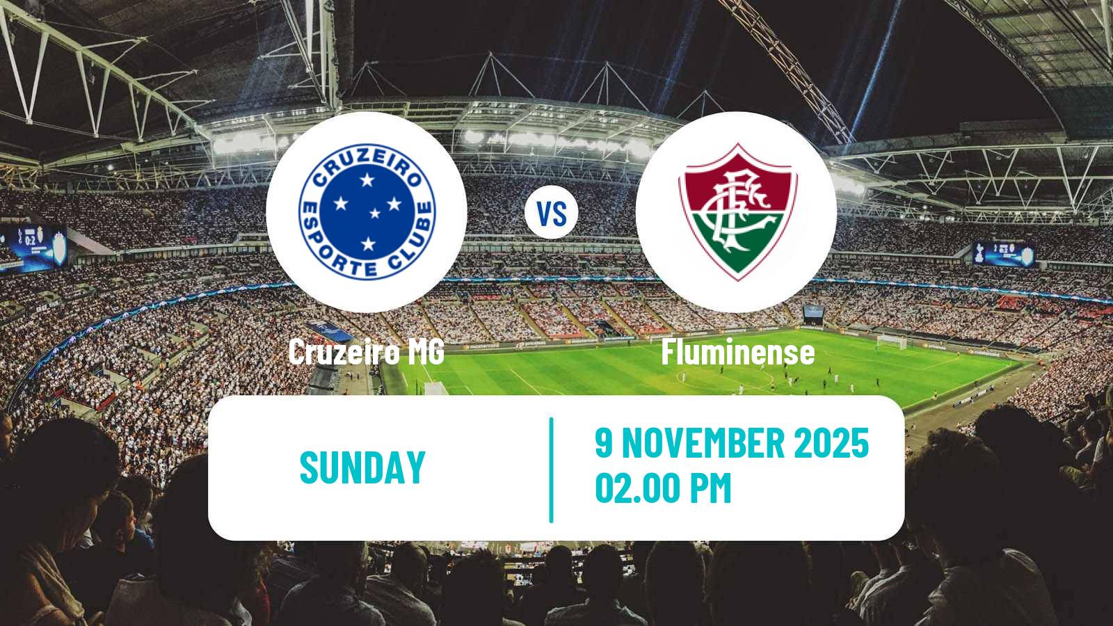 Football Brazilian Serie A Cruzeiro - Fluminense