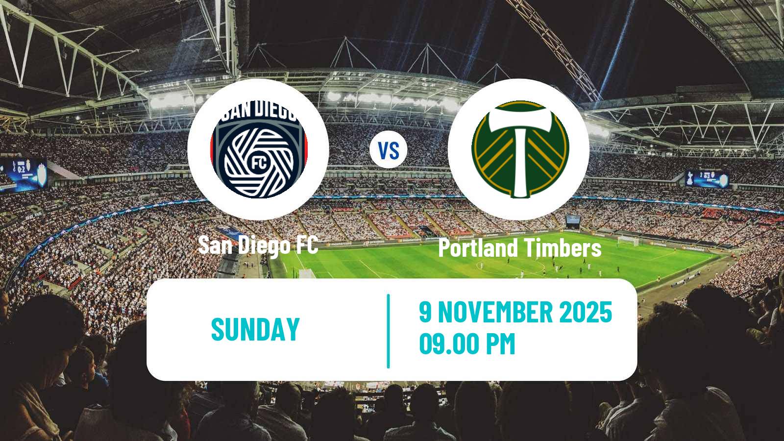 Football MLS San Diego - Portland Timbers