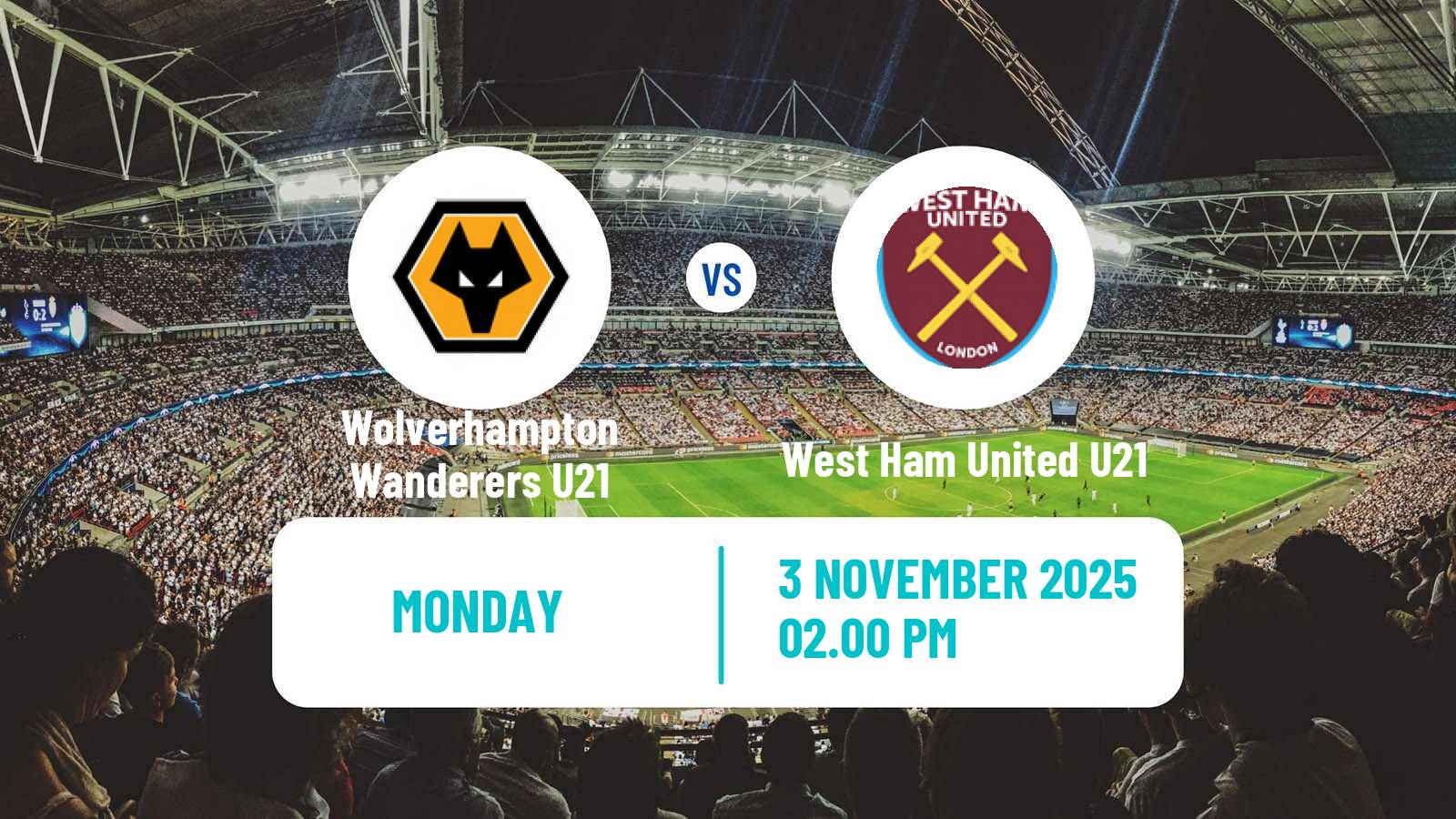 Football English Premier League 2 Wolverhampton Wanderers U21 - West Ham United U21