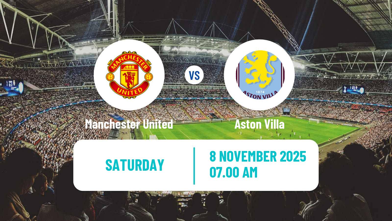 Football English WSL Manchester United - Aston Villa