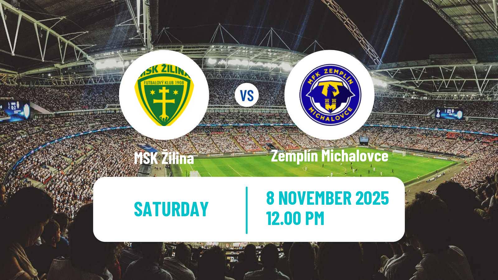 Football Slovak Superliga Žilina - Zemplín Michalovce