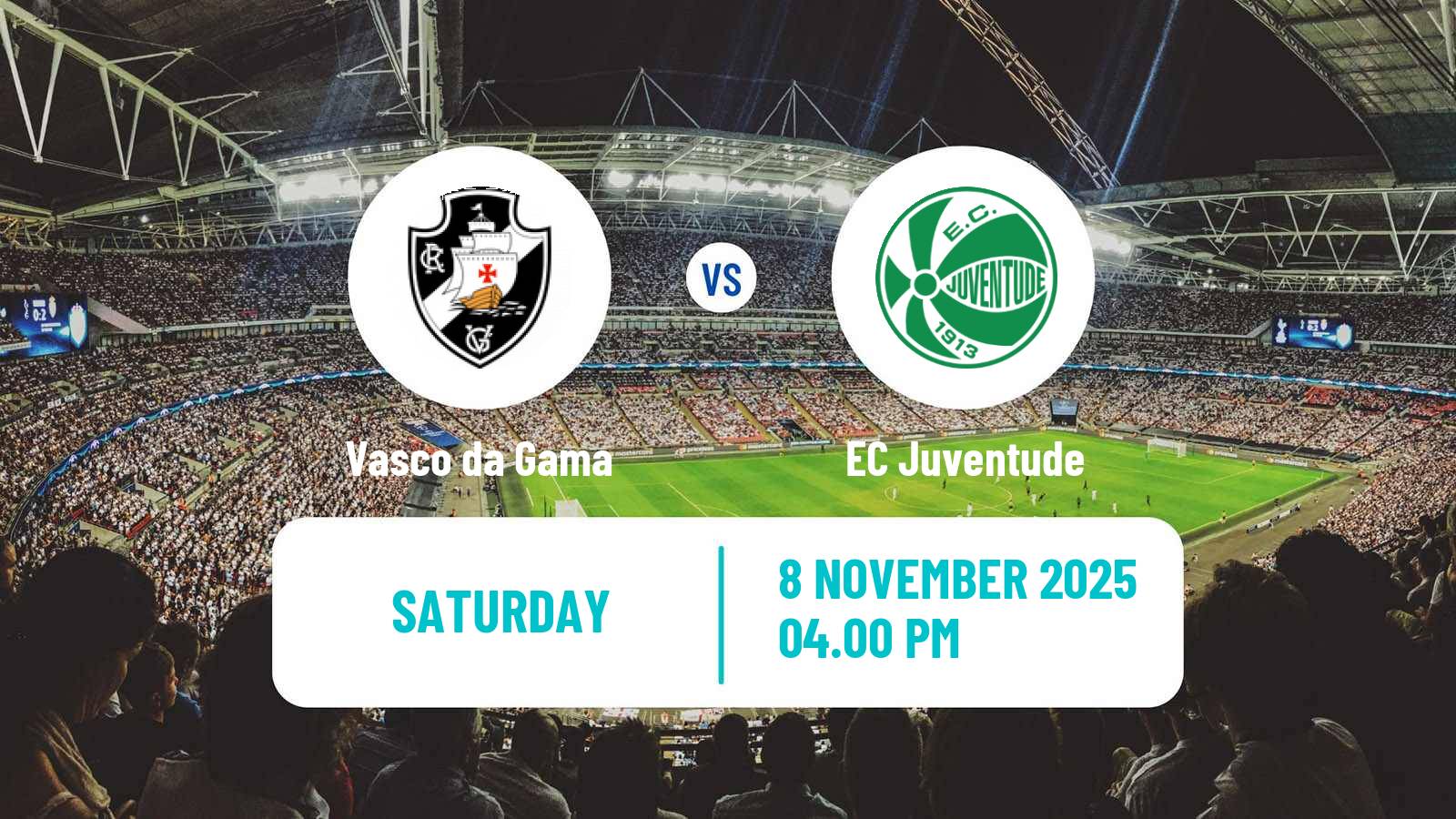 Football Brazilian Serie A Vasco da Gama - Juventude