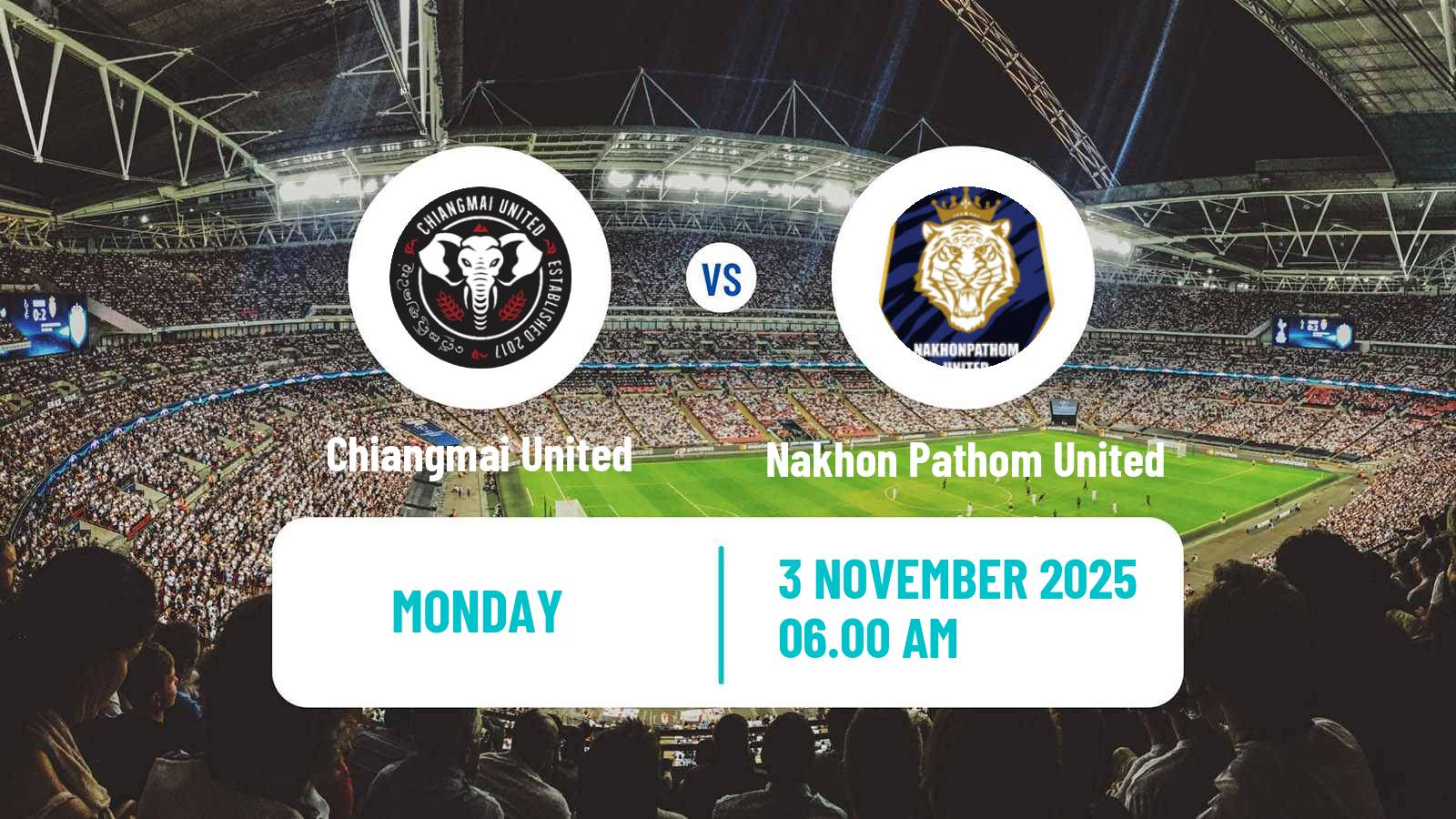Football Thai League 2 Chiangmai United - Nakhon Pathom United