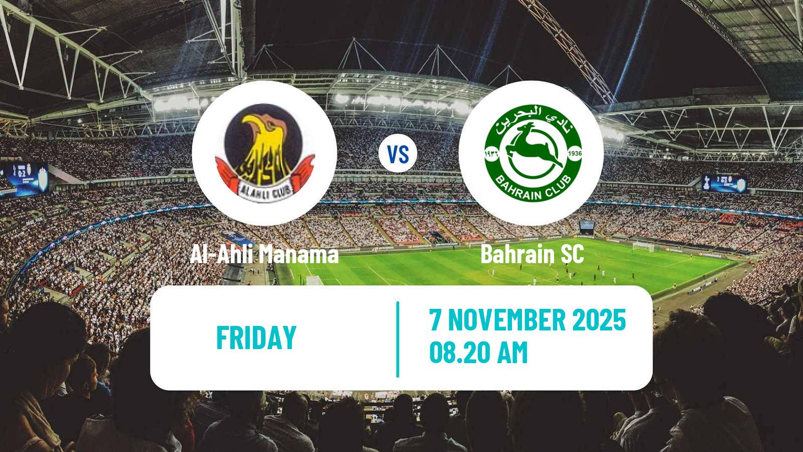 Football Bahraini Premier League Al-Ahli Manama - Bahrain SC