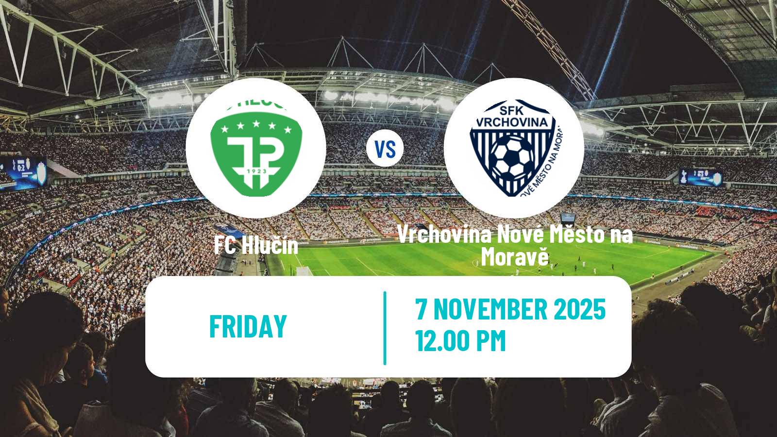 Football Czech MSFL Hlučín - Vrchovina Nové Město na Moravě