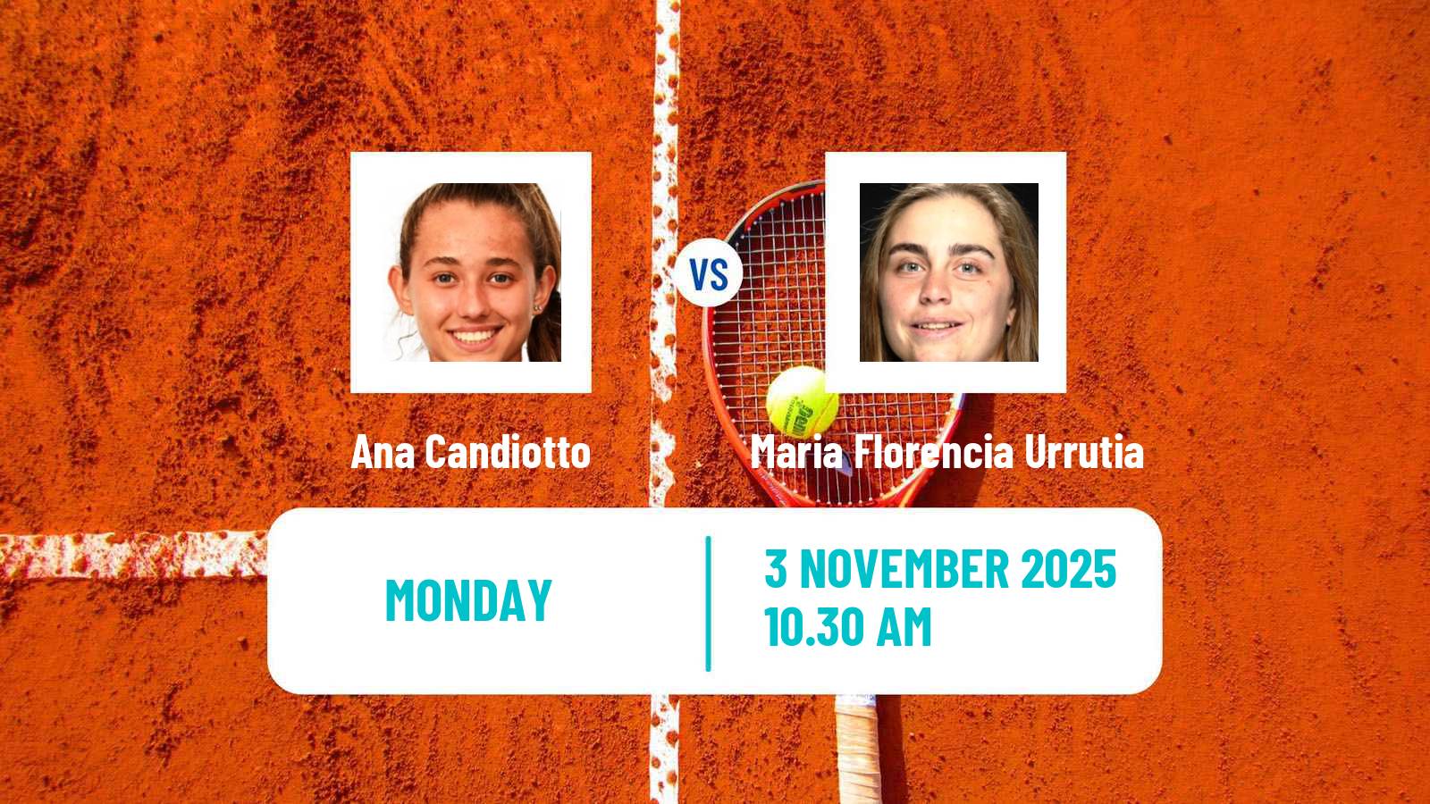 Tennis Tucuman Challenger Women Ana Candiotto - Maria Florencia Urrutia