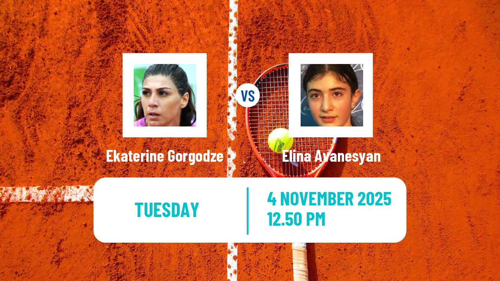 Tennis Tucuman Challenger Women Ekaterine Gorgodze - Elina Avanesyan