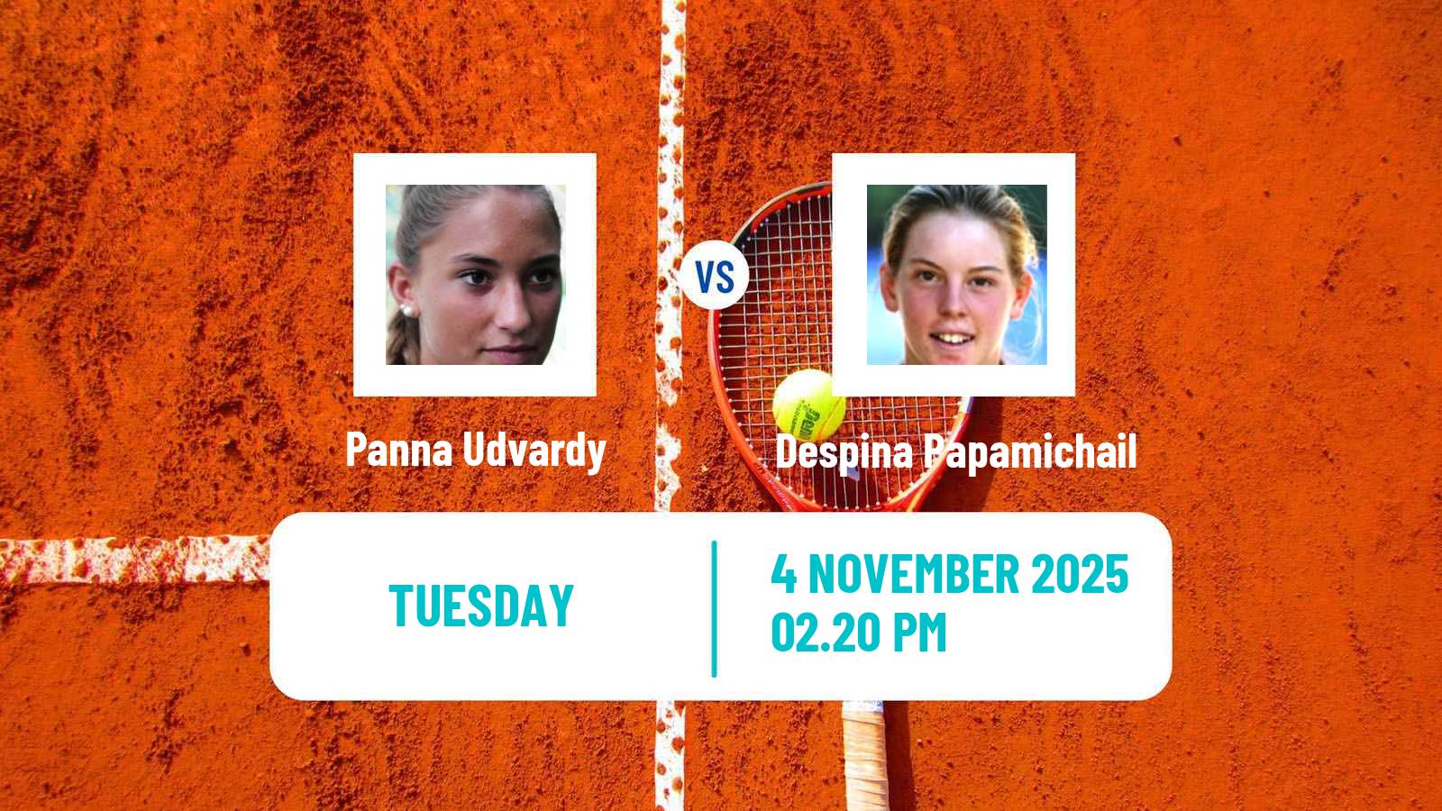 Tennis Tucuman Challenger Women Panna Udvardy - Despina Papamichail