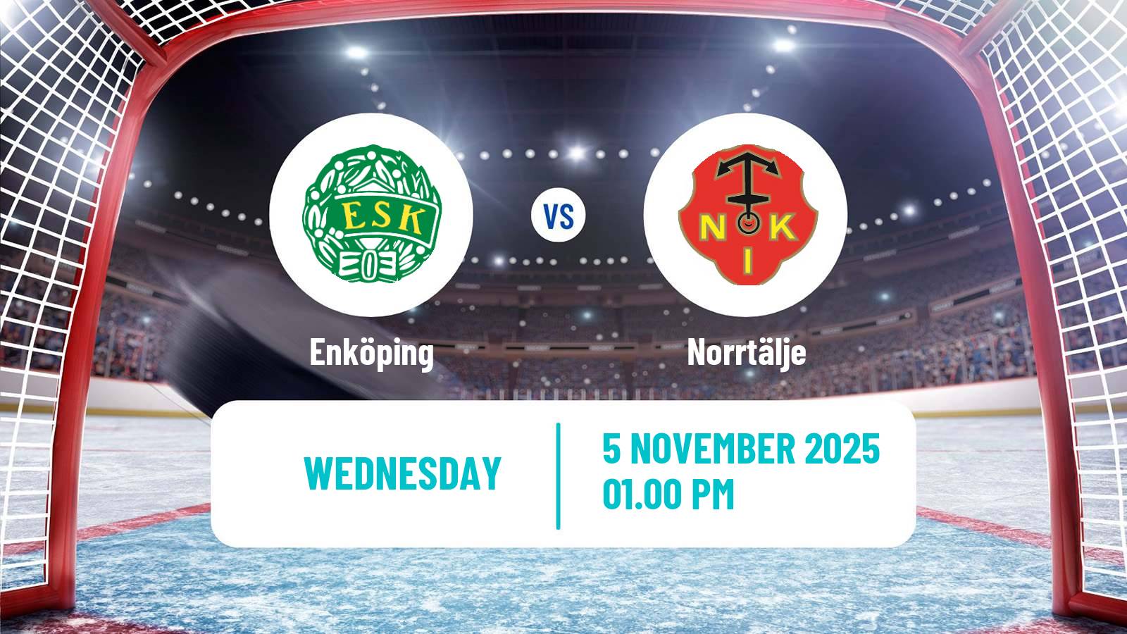 Hockey Swedish HockeyEttan Norra Enköping - Norrtälje