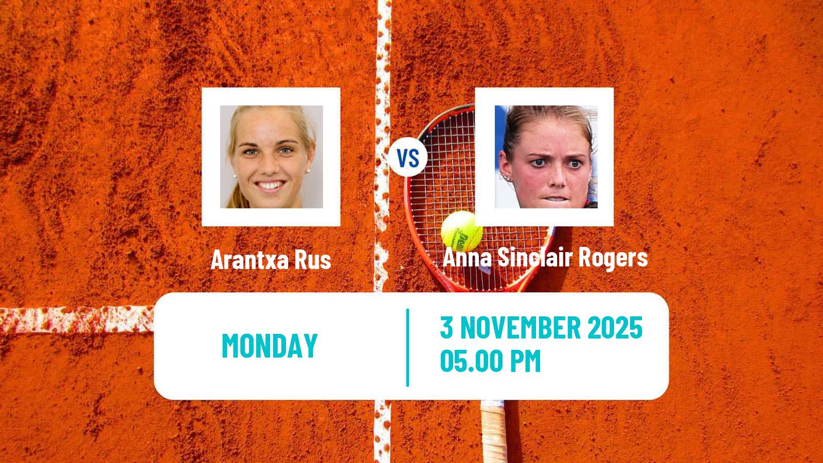 Tennis Austin Challenger Women Arantxa Rus - Anna Sinclair Rogers