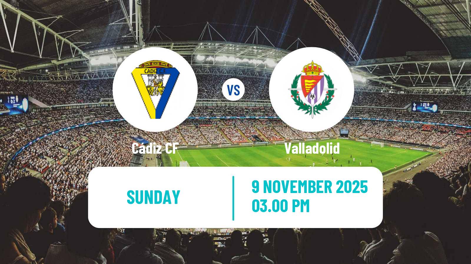 Football Spanish LaLiga2 Cádiz - Valladolid