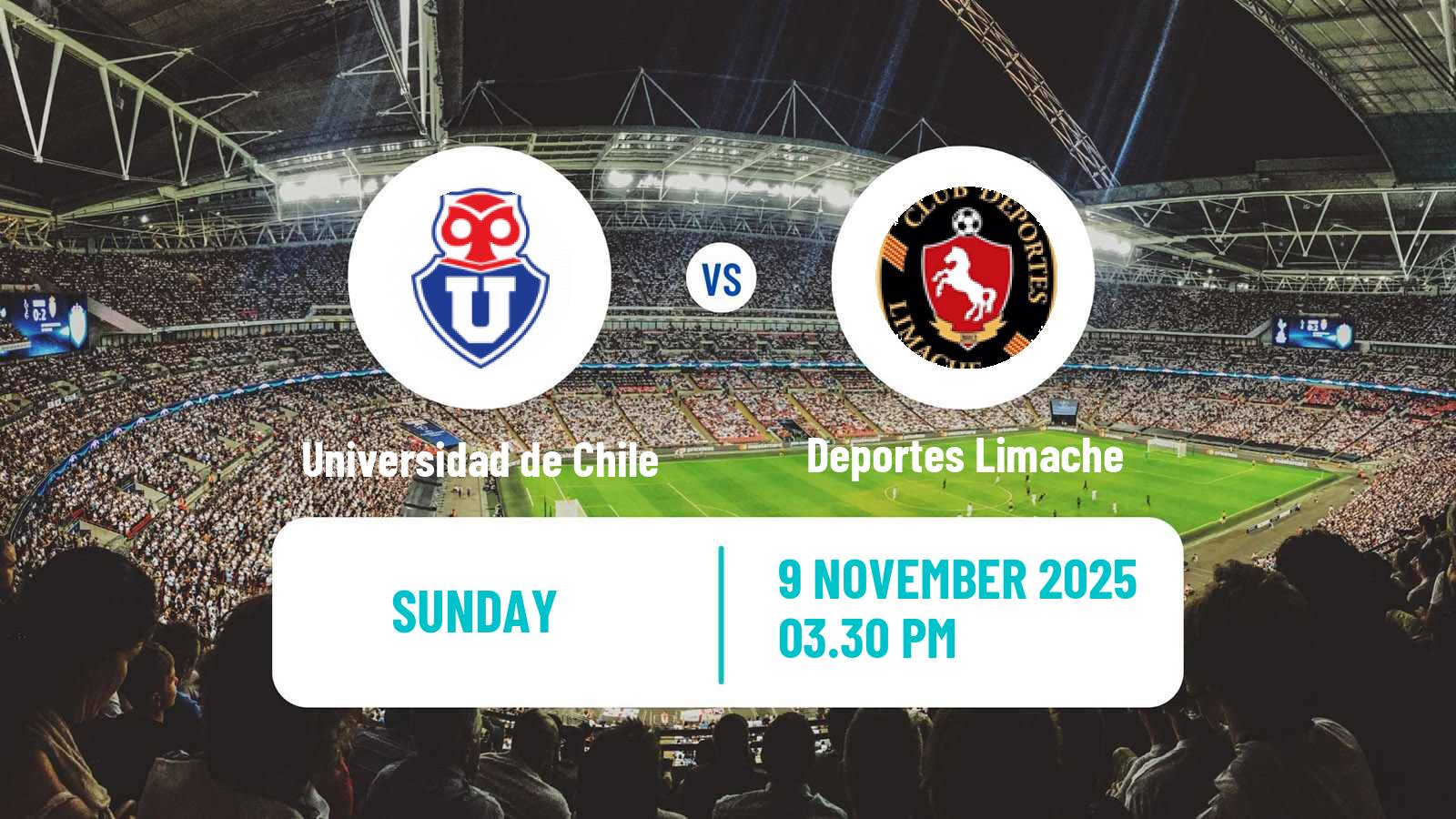 Football Chilean Primera Division Universidad de Chile - Deportes Limache