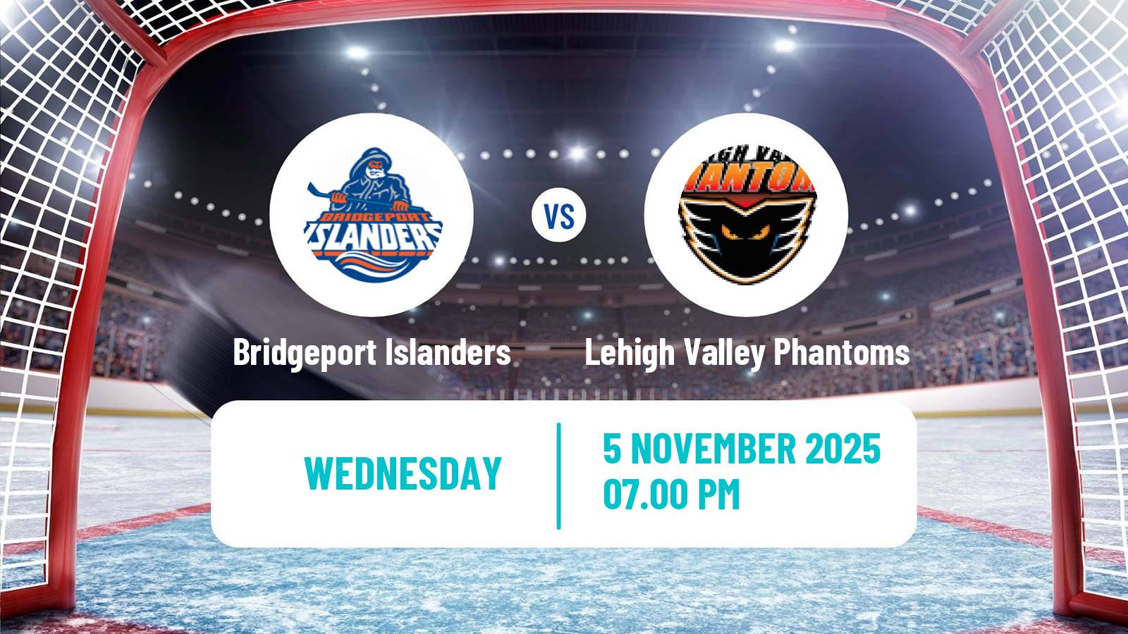 Hockey AHL Bridgeport Islanders - Lehigh Valley Phantoms