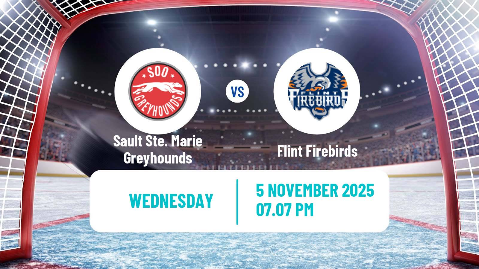 Hockey OHL Sault Ste. Marie Greyhounds - Flint Firebirds