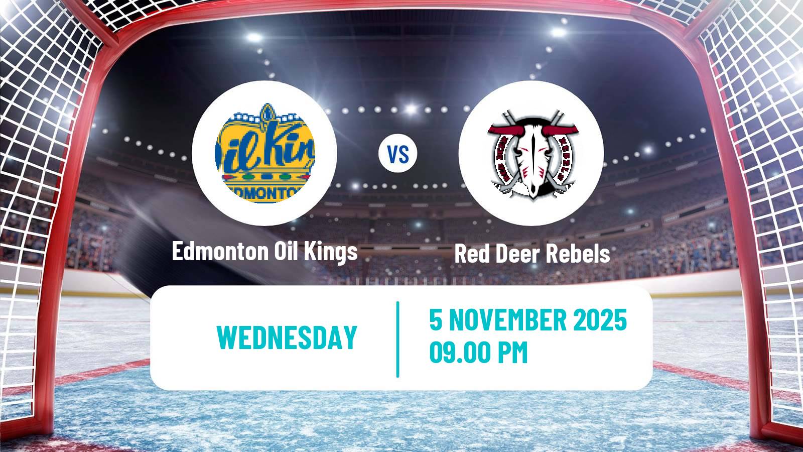 Hockey WHL Edmonton Oil Kings - Red Deer Rebels