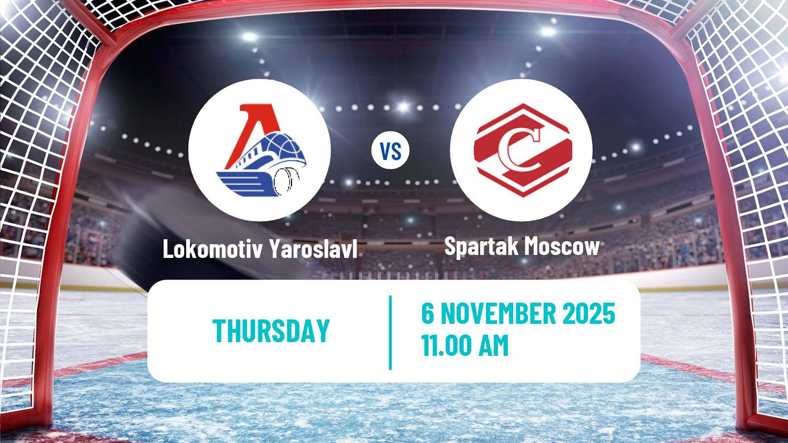 Hockey KHL Lokomotiv Yaroslavl - Spartak Moscow