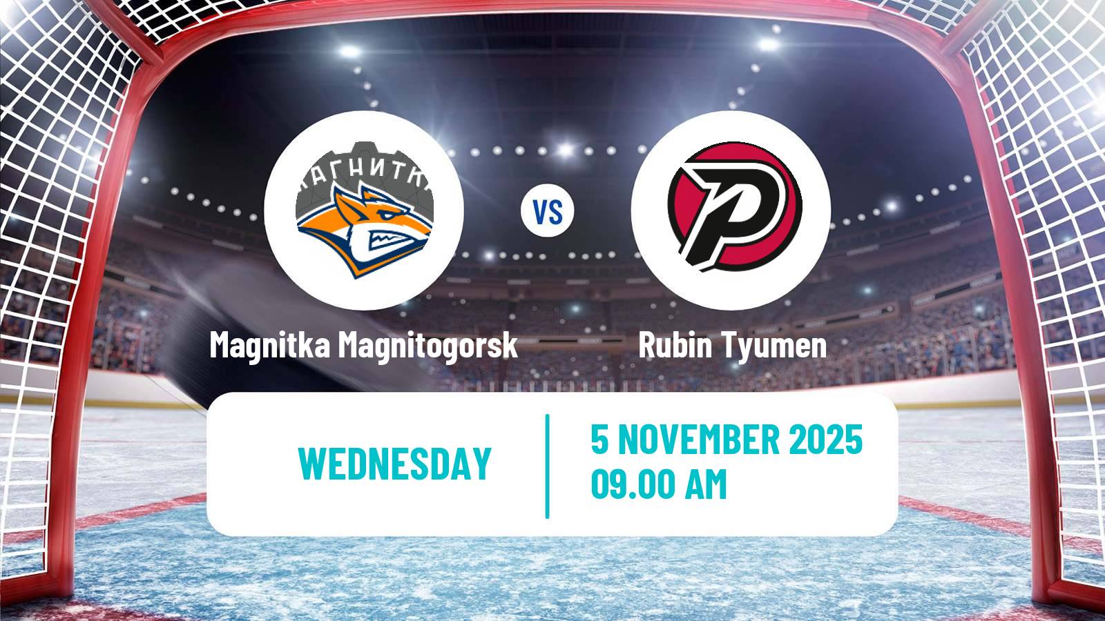 Hockey VHL Magnitka Magnitogorsk - Rubin Tyumen