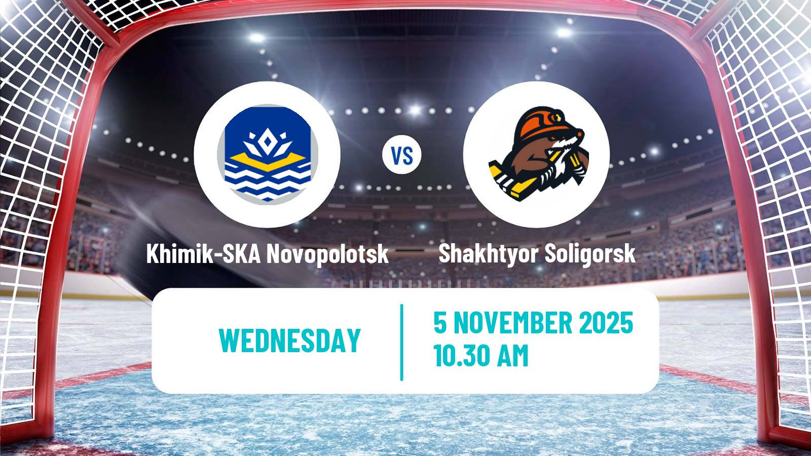 Hockey Belarusian Extraleague Khimik-SKA Novopolotsk - Shakhtyor Soligorsk