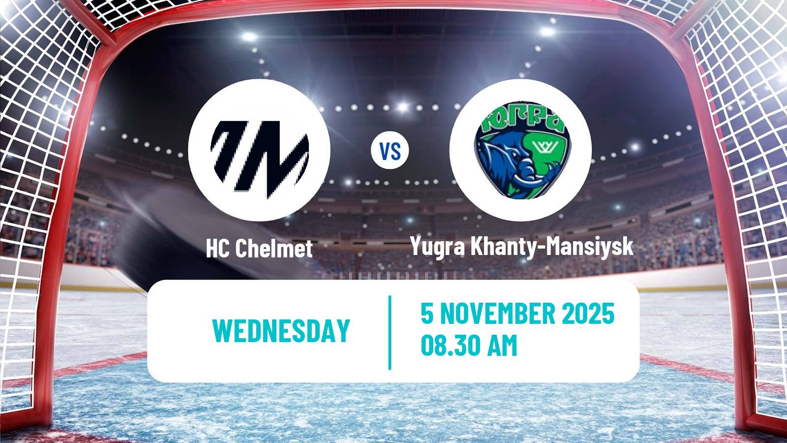 Hockey VHL Chelmet - Yugra Khanty-Mansiysk