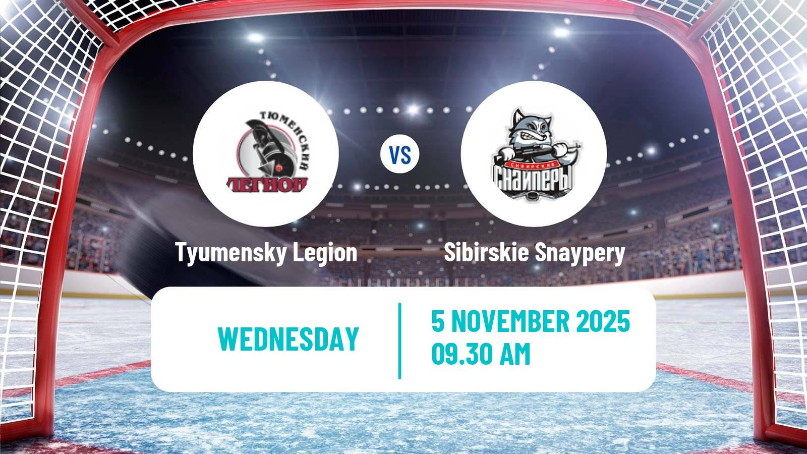 Hockey MHL Tyumensky Legion - Sibirskie Snaypery