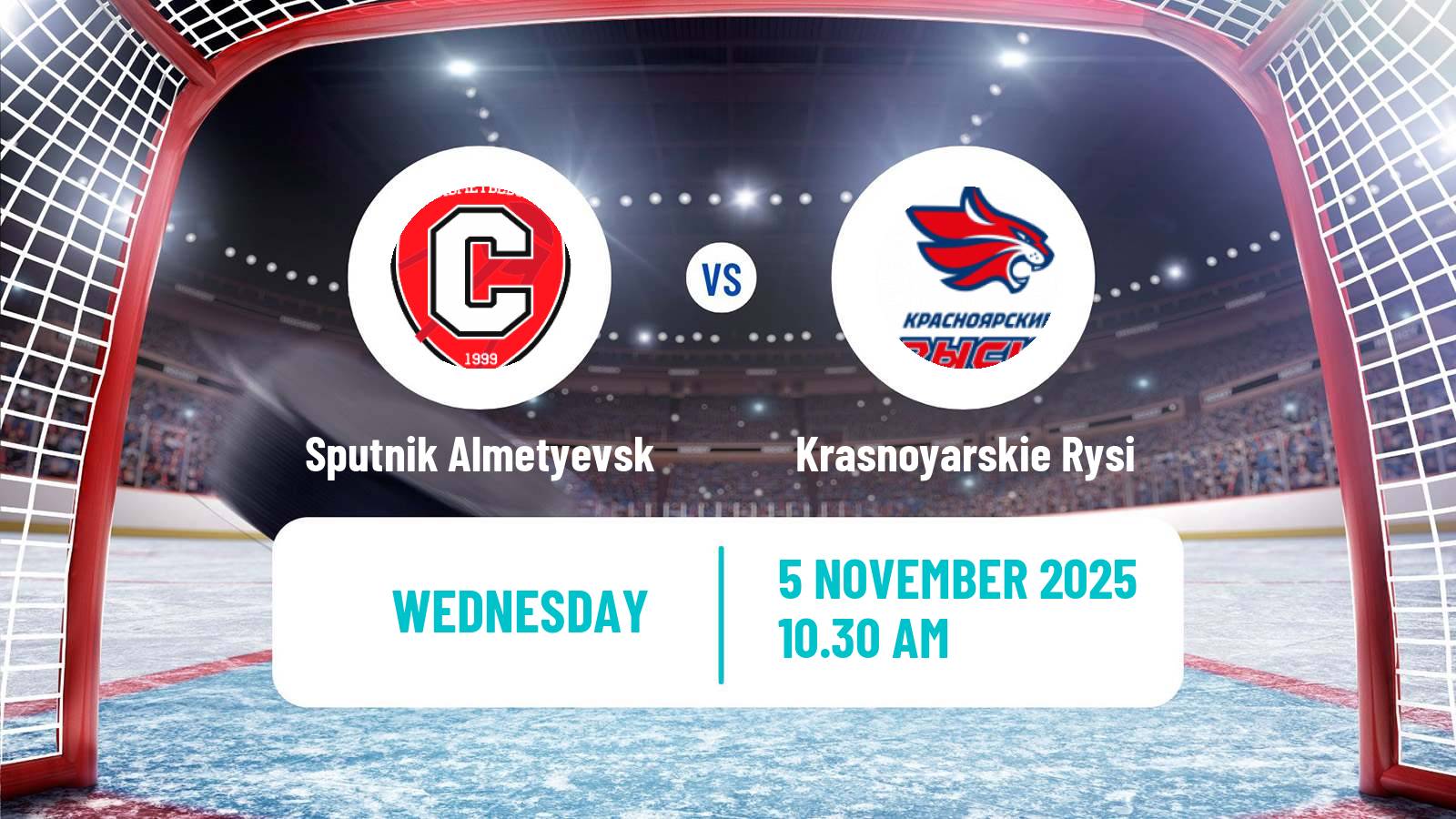 Hockey MHL Sputnik Almetyevsk - Krasnoyarskie Rysi