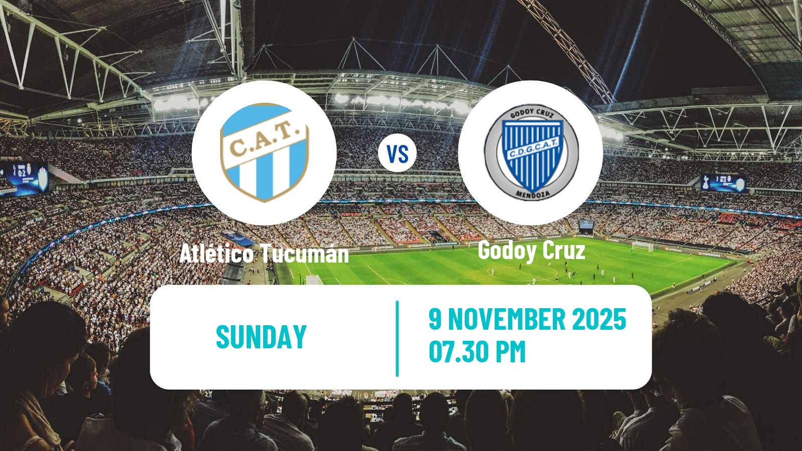 Football Argentinian Liga Profesional Atlético Tucumán - Godoy Cruz