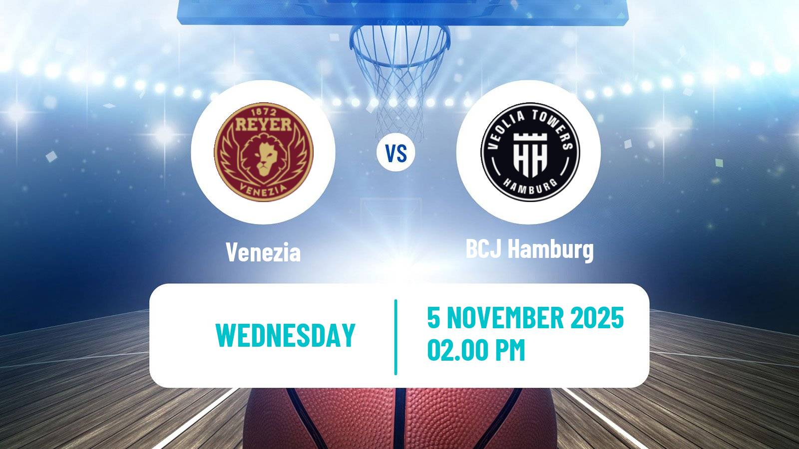 Basketball Eurocup Venezia - BCJ Hamburg