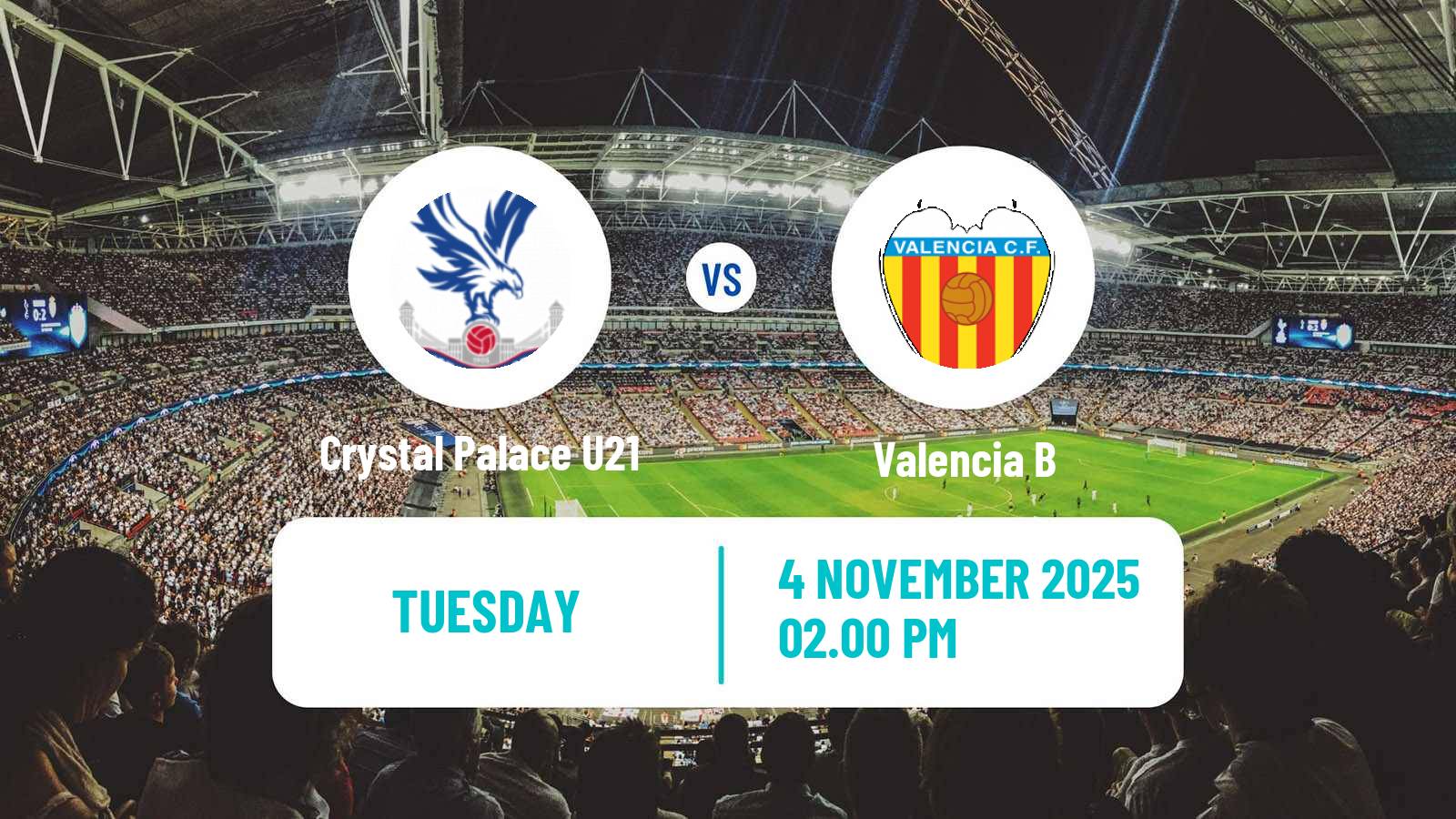 Football English Premier League International Cup Crystal Palace U21 - Valencia B