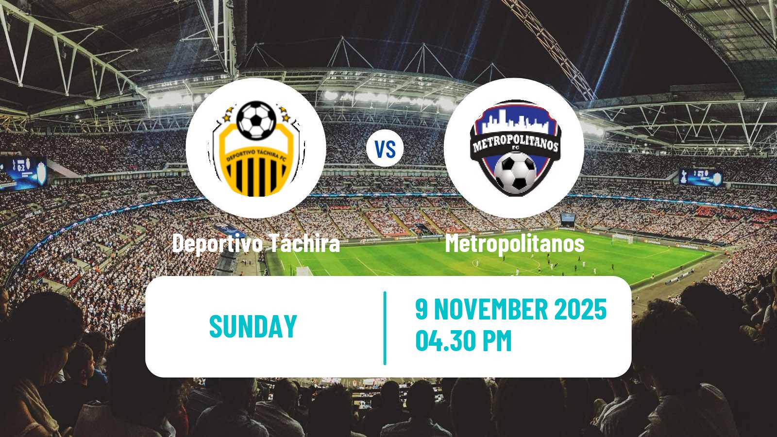 Football Venezuelan Primera Division Deportivo Táchira - Metropolitanos