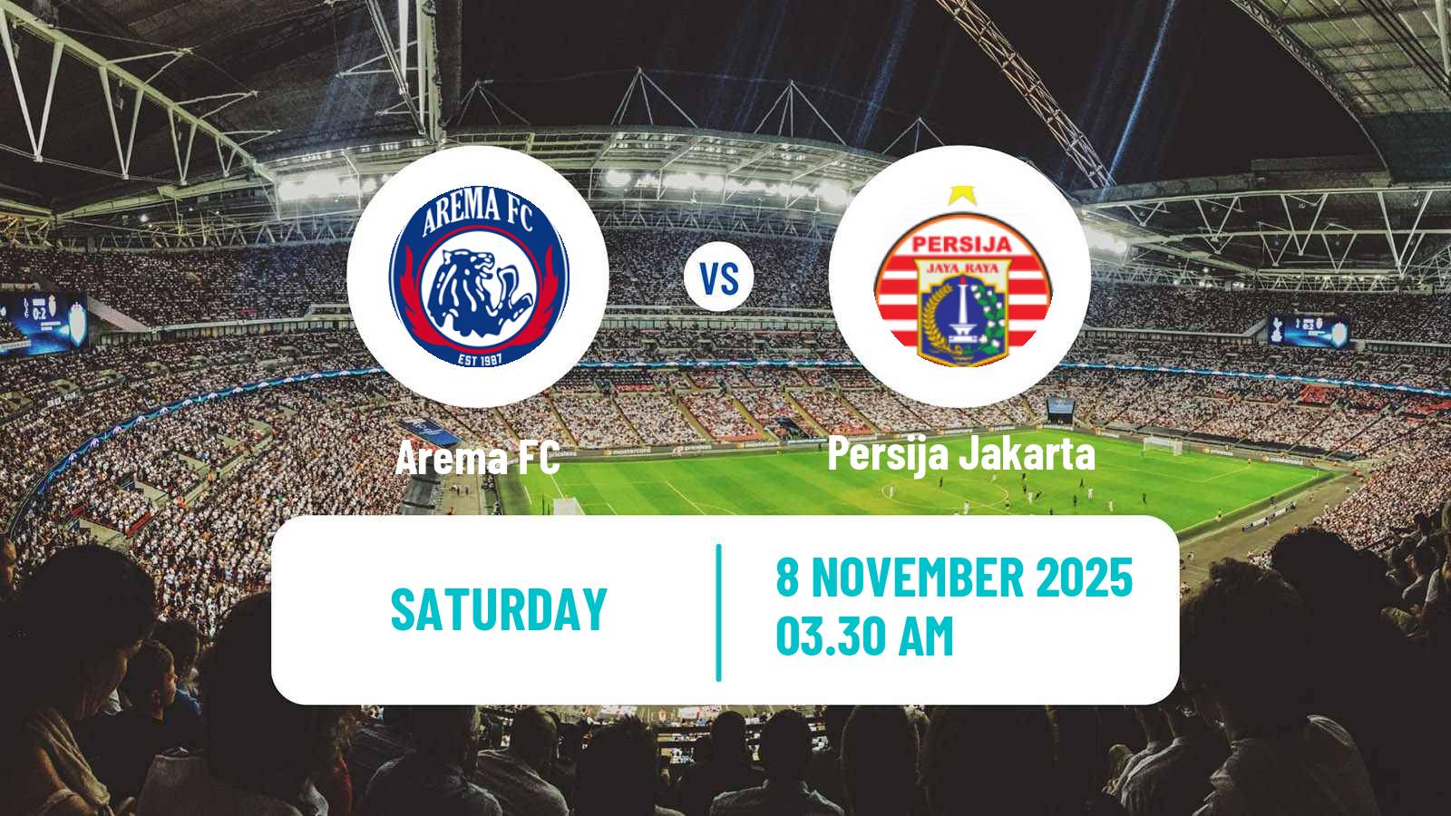 Football Indonesian Liga 1 Arema - Persija Jakarta