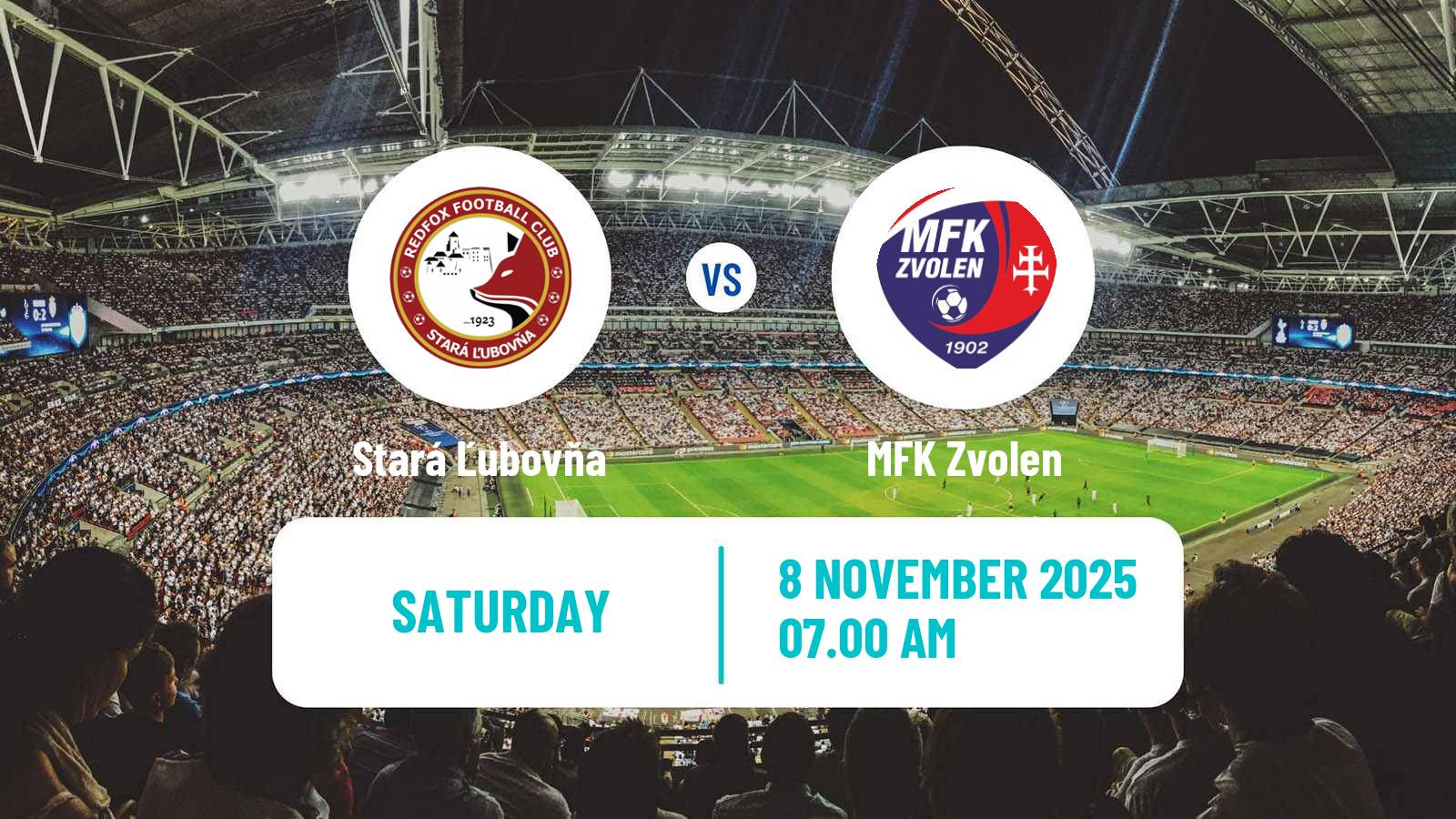 Football Slovak 2 Liga Stará Ľubovňa - Zvolen