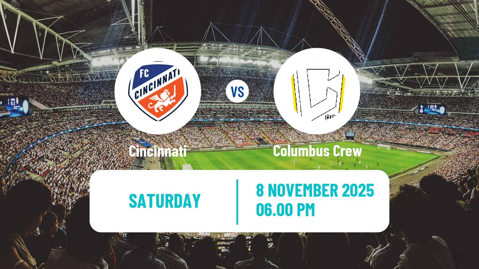 Football MLS Cincinnati - Columbus Crew