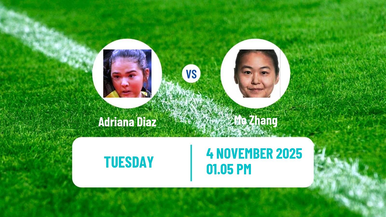 Table tennis Wtt Champions Frankfurt Women Adriana Diaz - Mo Zhang