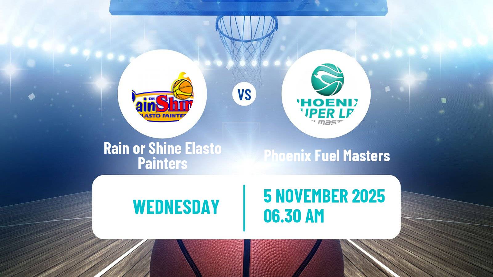 Basketball Philippines Cup Rain or Shine Elasto Painters - Phoenix Fuel Masters