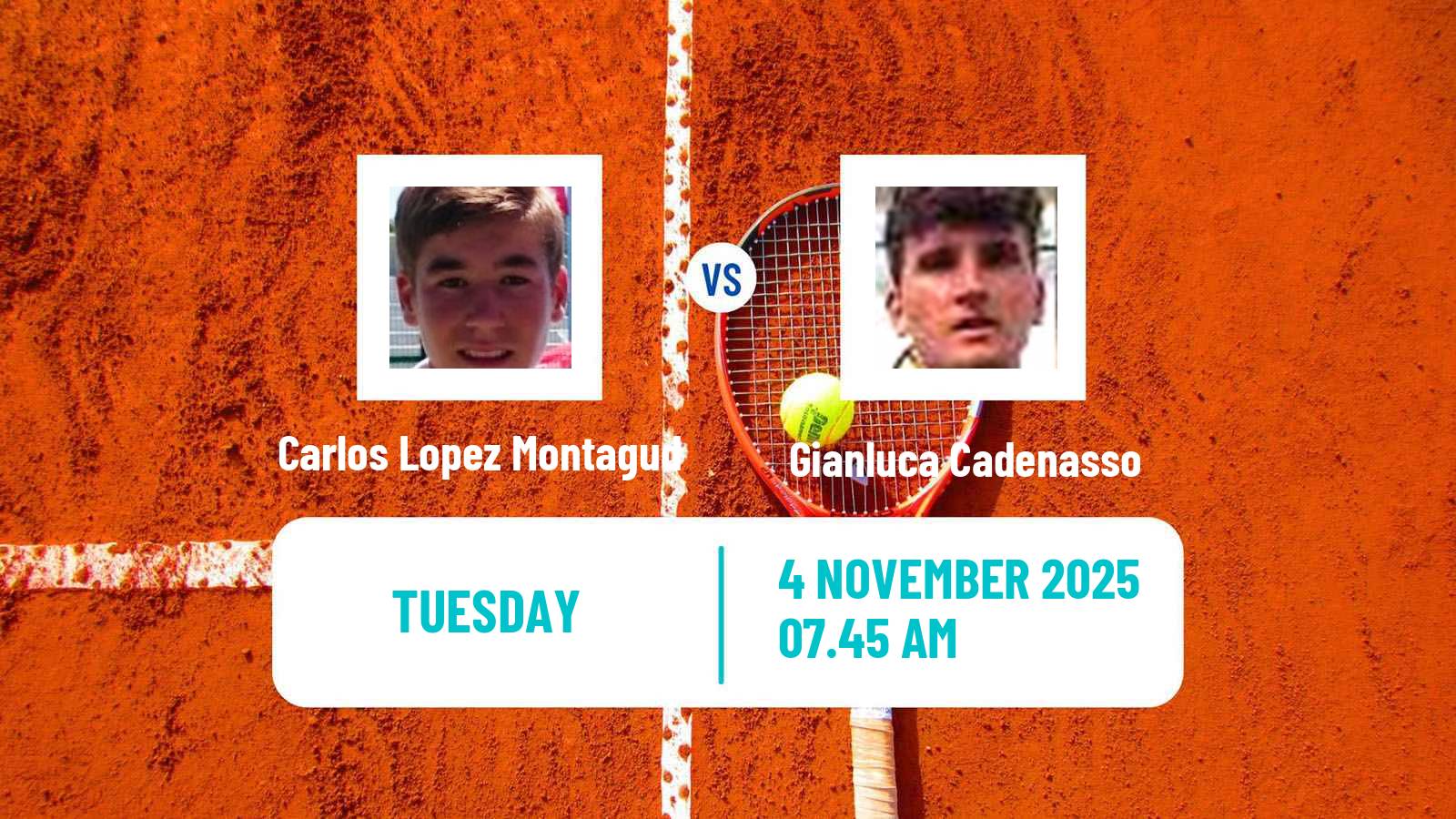 Tennis ITF M25 Valencia Men Carlos Lopez Montagud - Gianluca Cadenasso