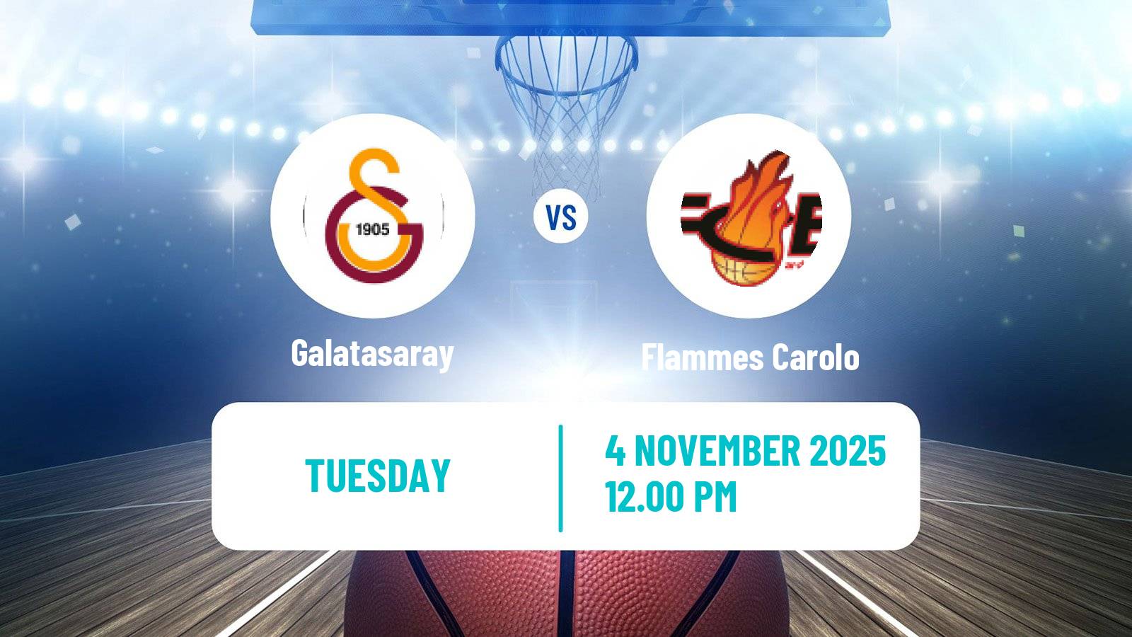 Basketball Euroleague Women Galatasaray - Flammes Carolo