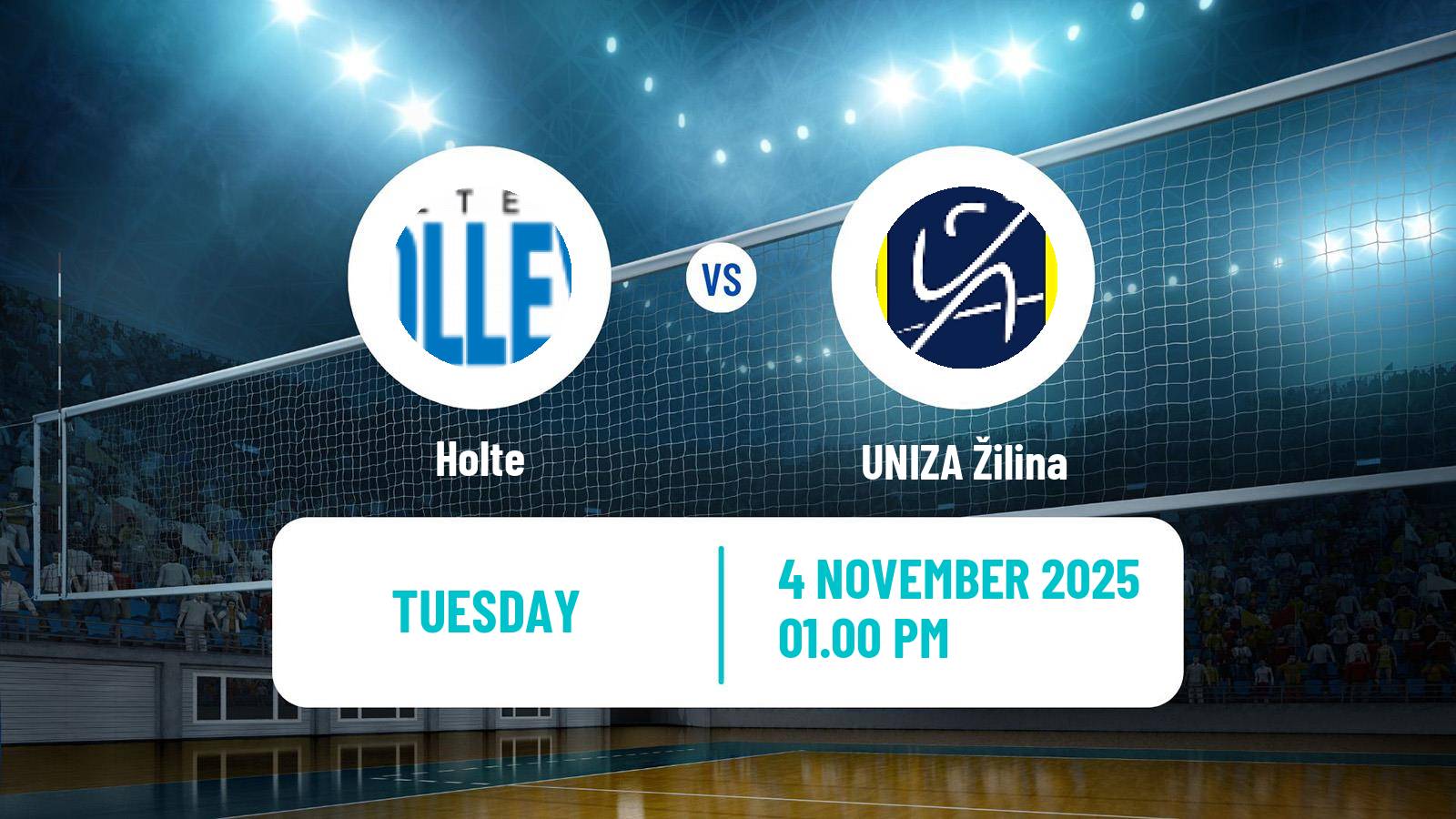 Volleyball CEV Challenge Cup Women Holte - UNIZA Žilina