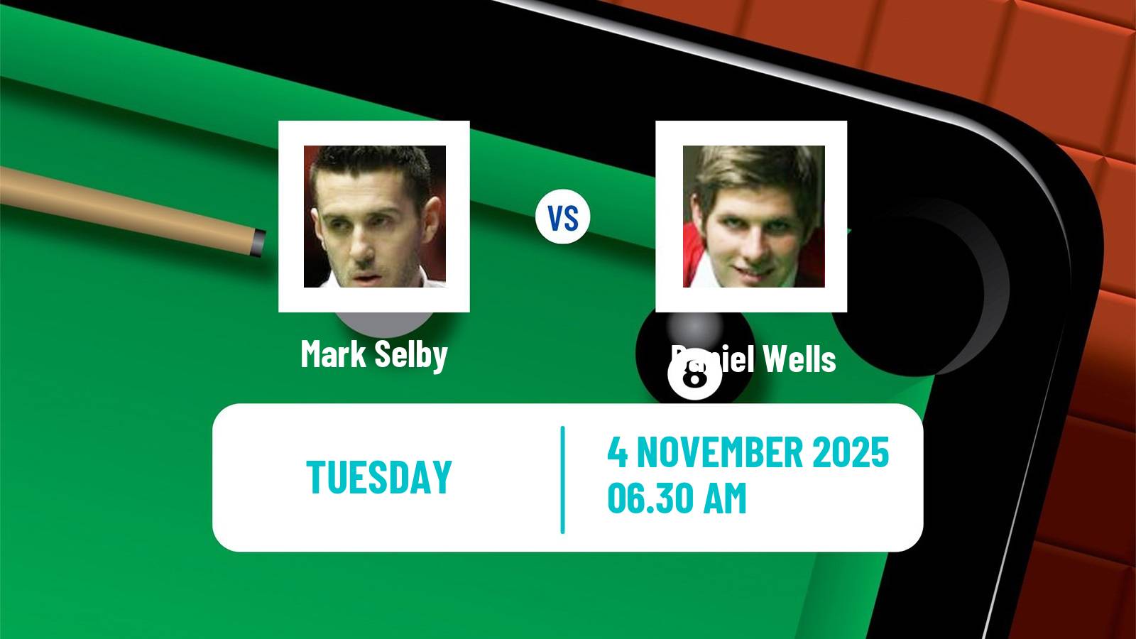 Snooker International Championship Mark Selby - Daniel Wells