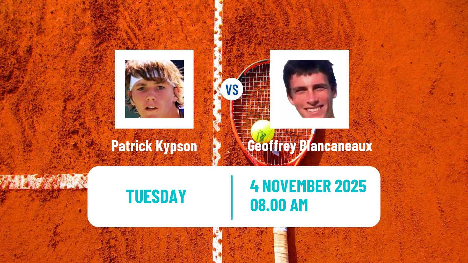 Tennis Helsinki Challenger Men Patrick Kypson - Geoffrey Blancaneaux