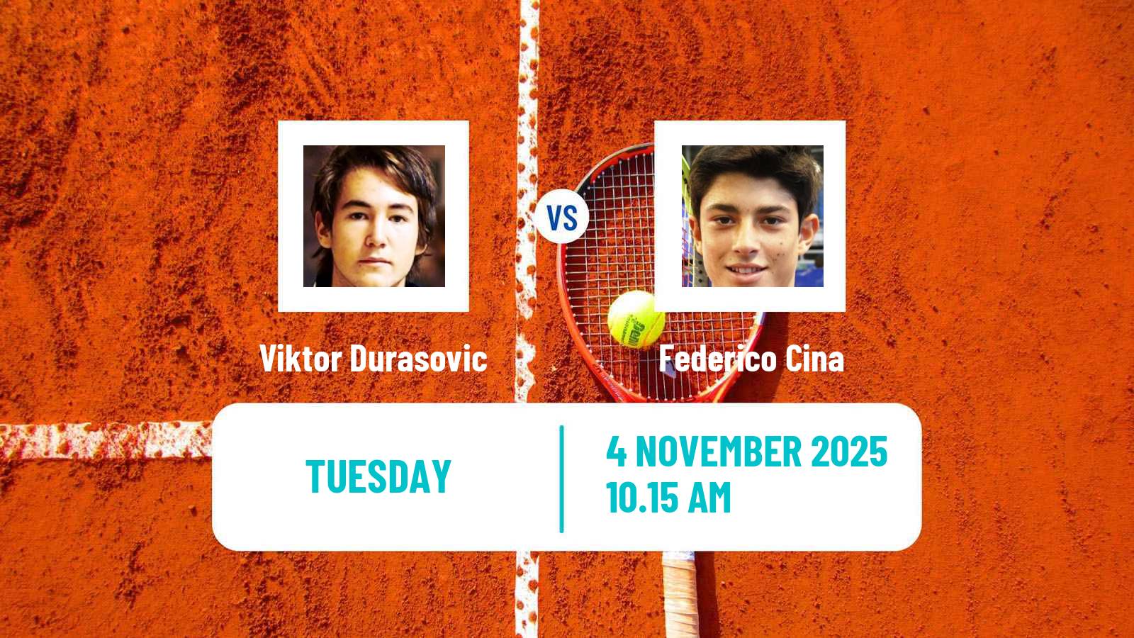 Tennis Helsinki Challenger Men Viktor Durasovic - Federico Cina