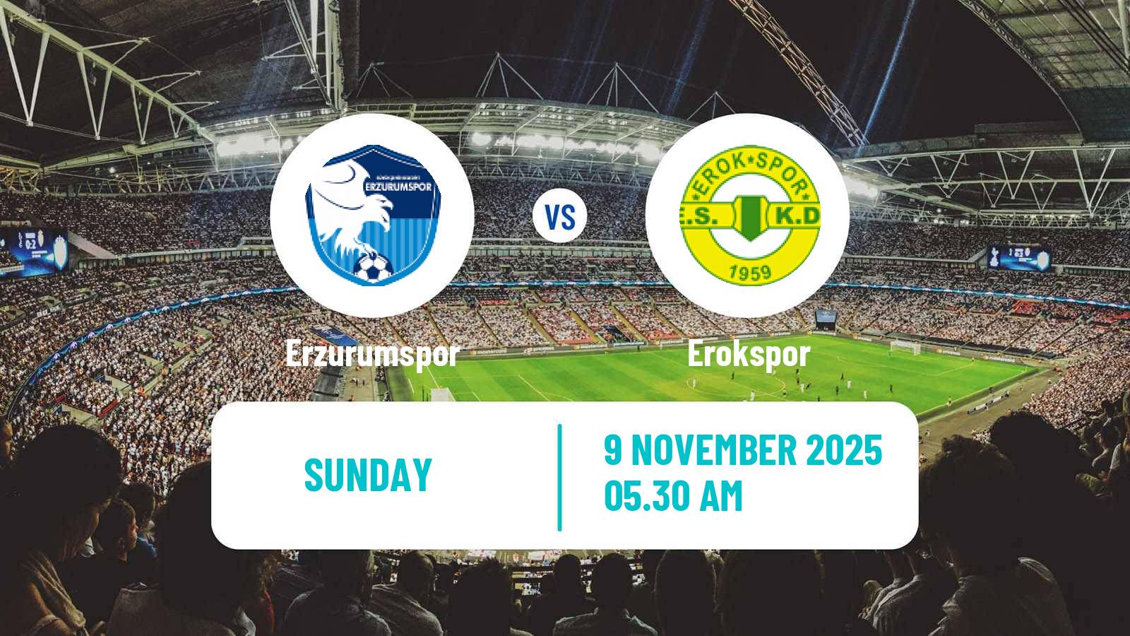 Football Turkish First League Erzurumspor - Erokspor