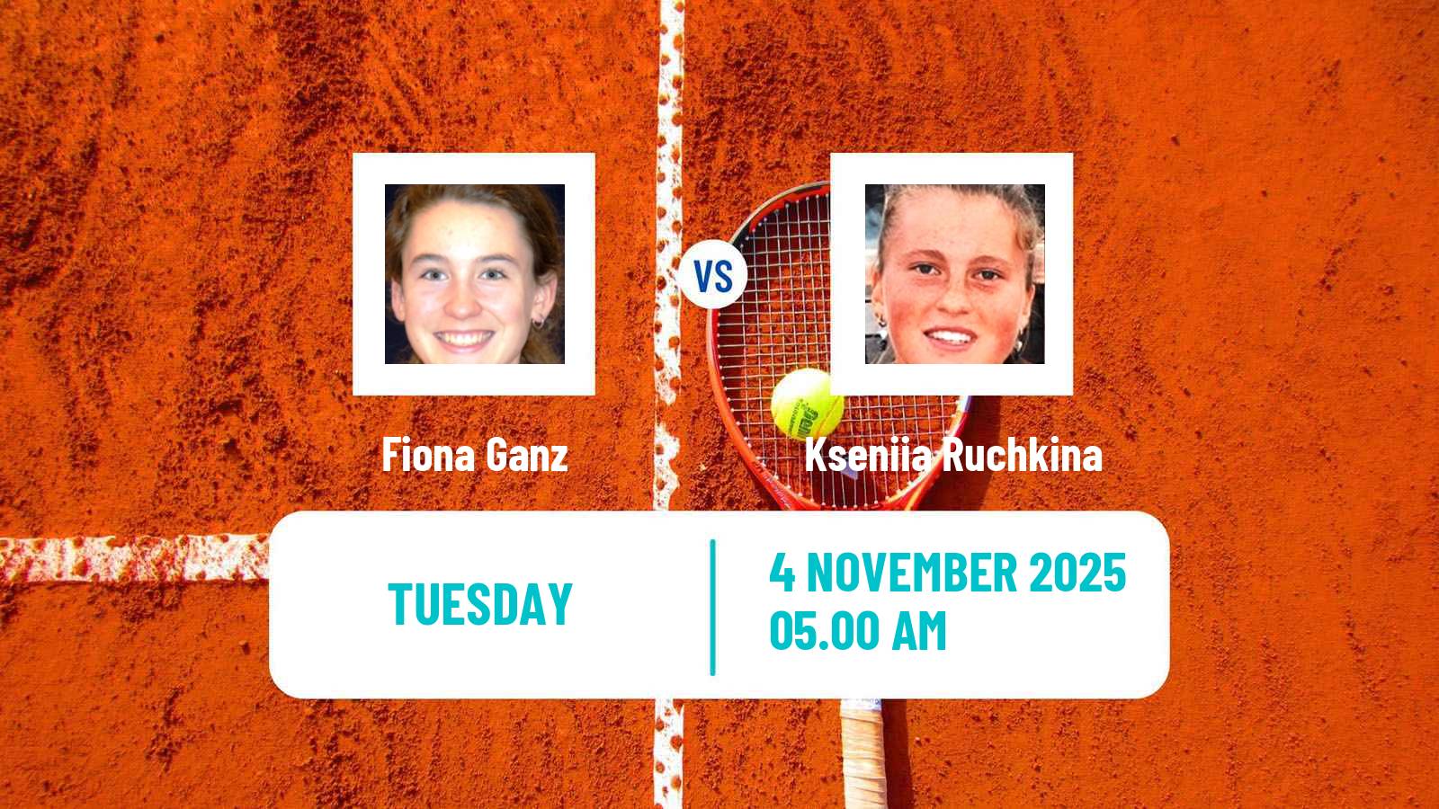 Tennis ITF W15 Solarino 2 Women Fiona Ganz - Kseniia Ruchkina