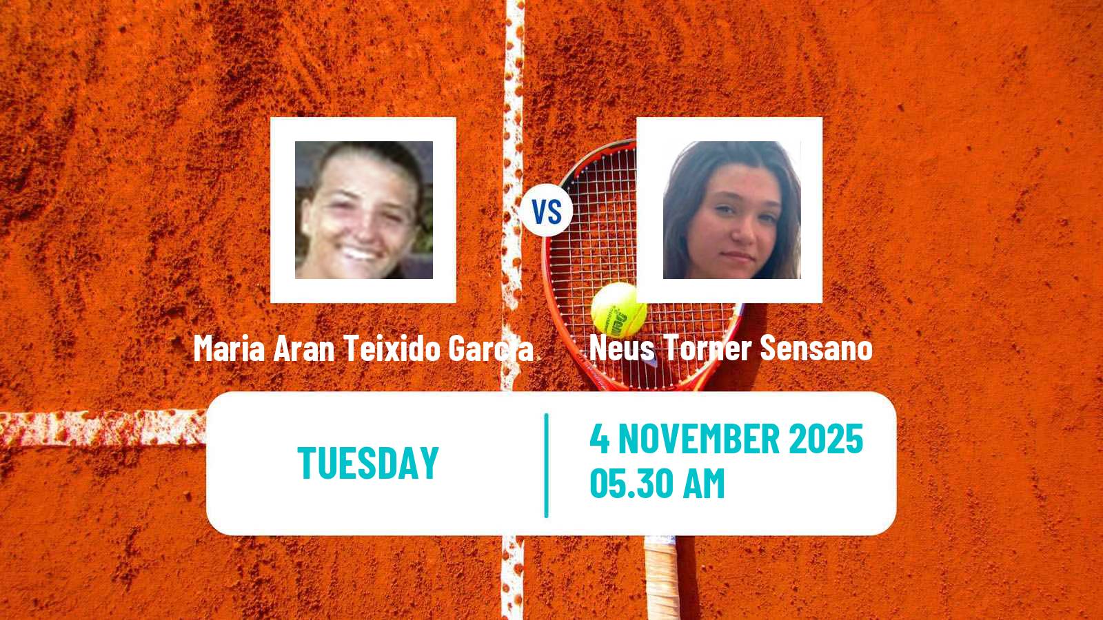 Tennis ITF W15 Castellon Women Maria Aran Teixido Garcia - Neus Torner Sensano