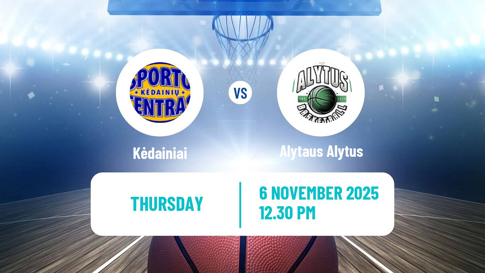 Basketball Lietuvos NKL Kėdainiai - Alytaus Alytus