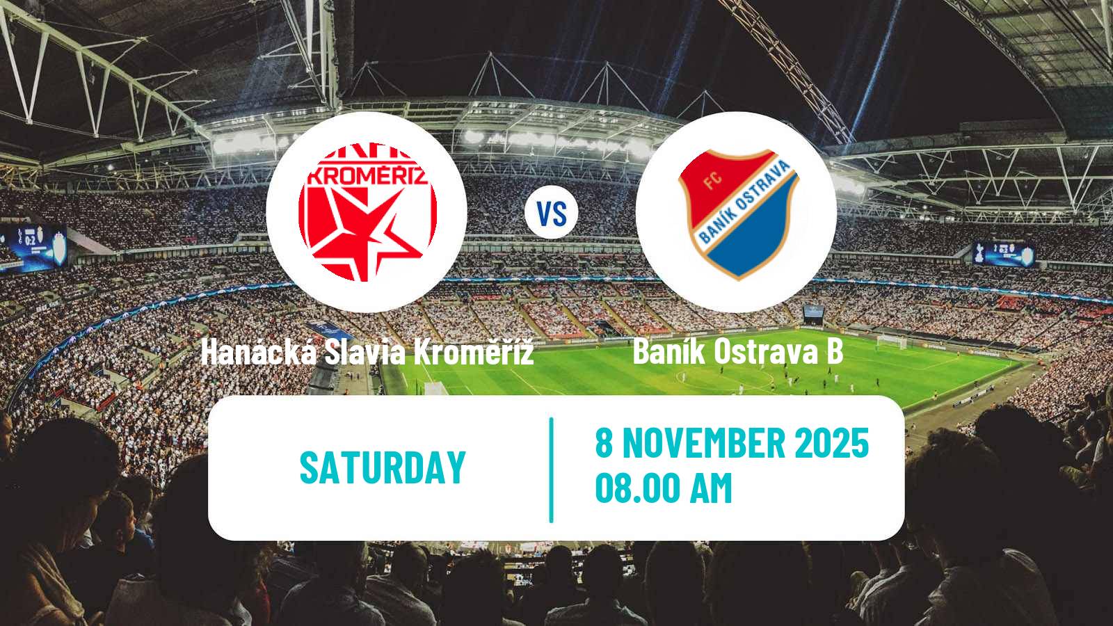 Football Czech Division 2 Hanácká Slavia Kroměříž - Baník Ostrava B