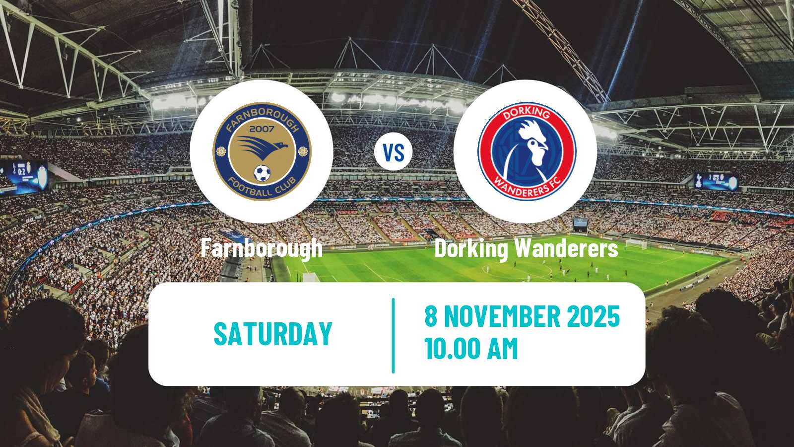 Football English National League South Farnborough - Dorking Wanderers