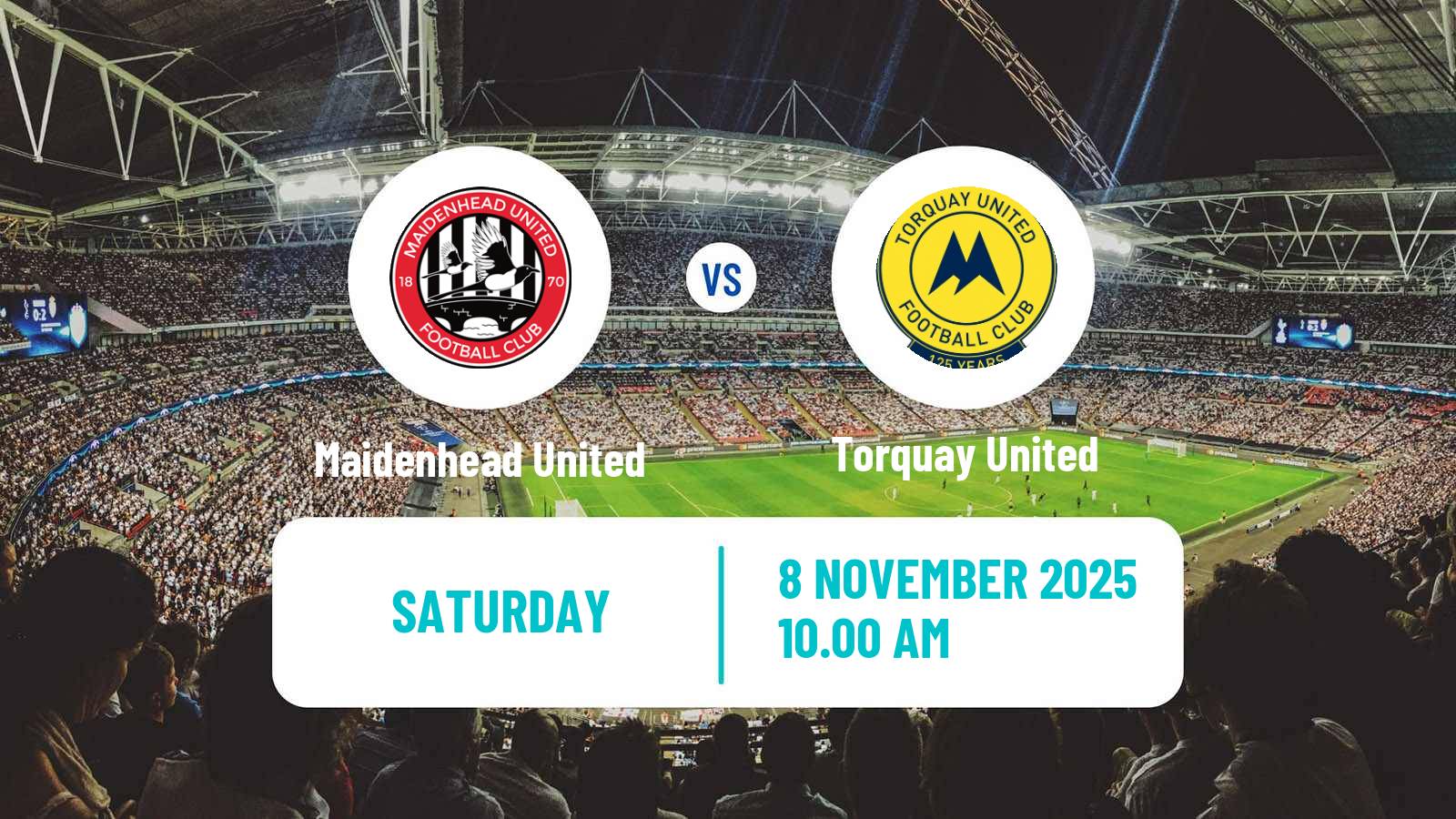 Football English National League South Maidenhead United - Torquay United