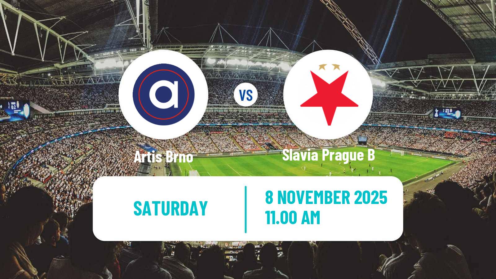 Football Czech Division 2 Artis Brno - Slavia Prague B